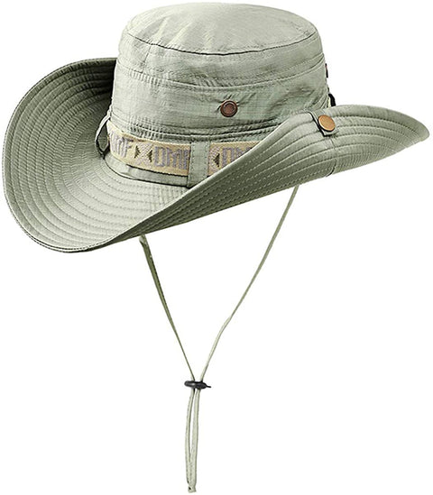 YMXHHB Jungle Camo Boonie Sun Hat Snap Wide Brim Caps Outdoor Fishing Hunting Safari Cap