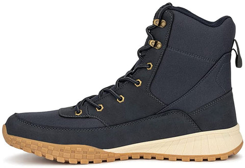 X RAY Reserved Footwear New York Men Meson Fashion Casual Synthetic Leather High Top Sneakers, Hook and Eye Lace-Up, Apron Toe, Thermoplastic Rubber Outsole