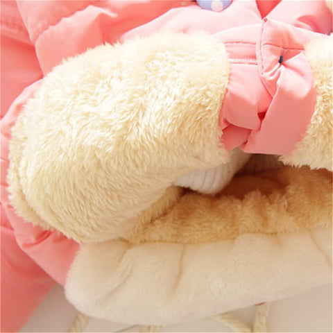 Baby Girls Winter Autumn Warm Rabbit Jacket Coat