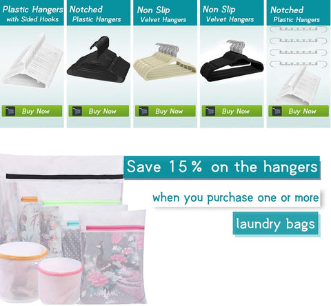 Bagail Set of 14 Mesh Laundry Bags for Your blouse,skirt,shirt,pants,jeans,dress,etc