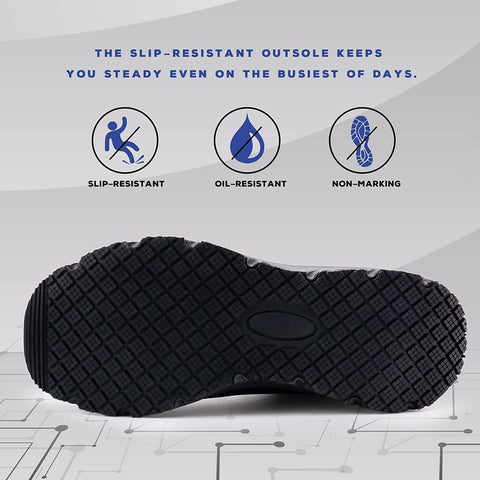 Women Slip Resistant Work Shoes Food Service Shoes Restaurant Sneakers