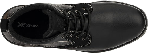 Xray Footwear Men’s Echo Fashion Chukka Boots Faux Leather Lace Up, Round Toe, Thermoplastic Rubber Outsole