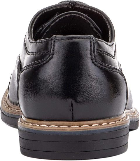 X RAY Footwear Blakely Boy’s Fashion Handcrafted Classic Formal Leather Lace-Up Shoe-Oxford, Cap Toe, Thermoplastic Rubber Outsole