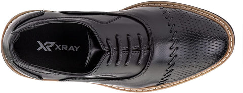 X RAY Footwear Blakely Boy’s Fashion Handcrafted Classic Formal Leather Lace-Up Shoe-Oxford, Cap Toe, Thermoplastic Rubber Outsole