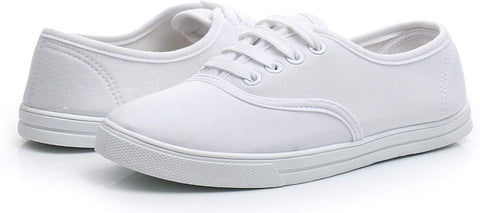 VenusCelia Women's Rainbow Canvas Lace Up SneakerⅡ