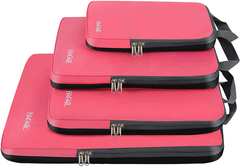 Bagail 4 Set Compression Packing Cubes+8 Set Packing Cubes