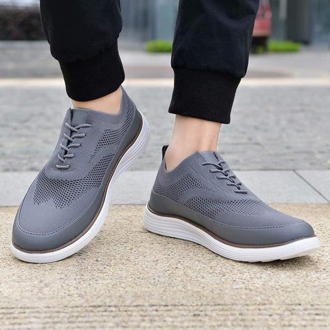 konhill Men's Mesh Sneakers Oxfords - Casual Lightweight Fashion Dress Shoes
