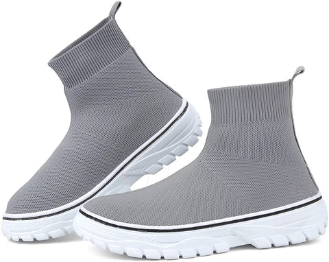 Samilor Breathable Mesh Loafers for Women Slip On Walking Shoes Platform Fashion Sneakers