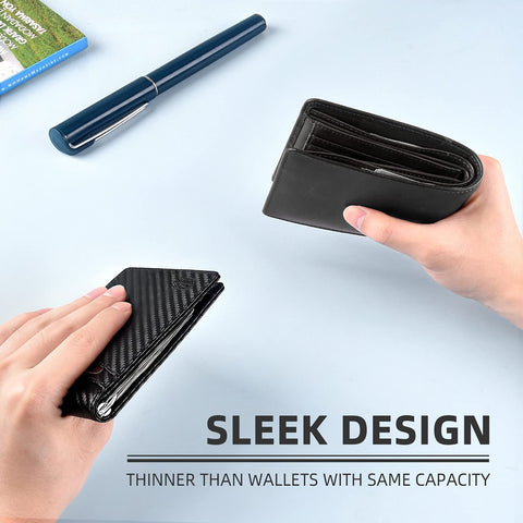 Zitahli Slim Wallets for Men RFID Money Clip Wallet Men's Front Pocket Minimalist Wallet