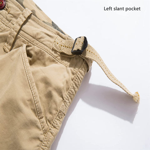 DGWZ Mens Cargo Shorts Outdoor Casual Slim Fit Hiking Stretch  Multi Pocket Shorts for Men