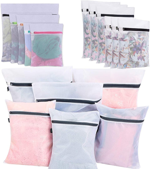 Bagail Set of 11 Mesh Laundry Bags for Your blouse,skirt,shirt,pants,jeans,dress,etc
