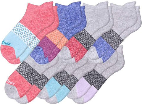 Womens Ankle Socks 7-Pack Cushioned Athletic Running Socks with Tab