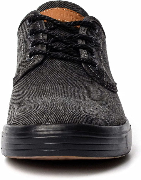 konhill Men's Canvas Fashion Sneakers - Lace-up Casual Flat Walking Skate Shoes