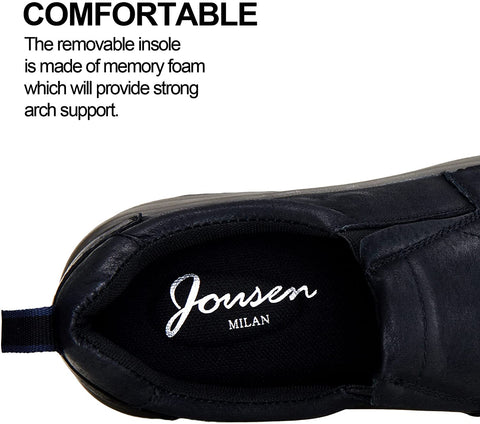 Men's Jungle Moc Casual Loafers Leather Slip-on Walking Shoes