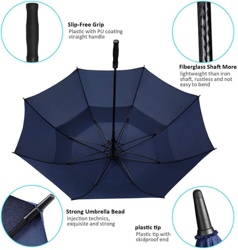 BAGAIL Inverted Umbrella and 68 inch Golf Umbrella