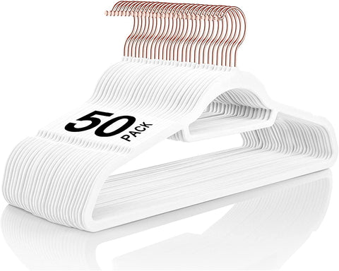 BAGAIL Pack of 80 Velvet Hangers