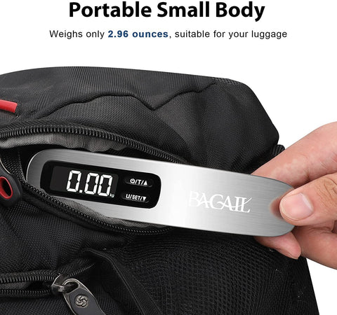 BAGAIL 8 Set Packing Cubes+Digital Luggage Scale