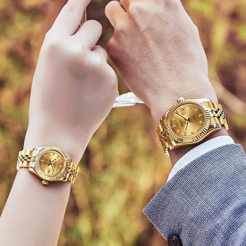 Couple Mechanical Automatic Luxury Classic Watches