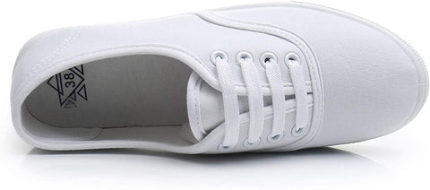 VenusCelia Women's Rainbow Canvas Lace Up SneakerⅡ