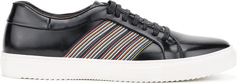 X RAY Footwear Men's Rubert Low Top Casual Walking Fashion Faux Leather Shoe Sneaker, Round Toe, Wedged Rubber Outsole