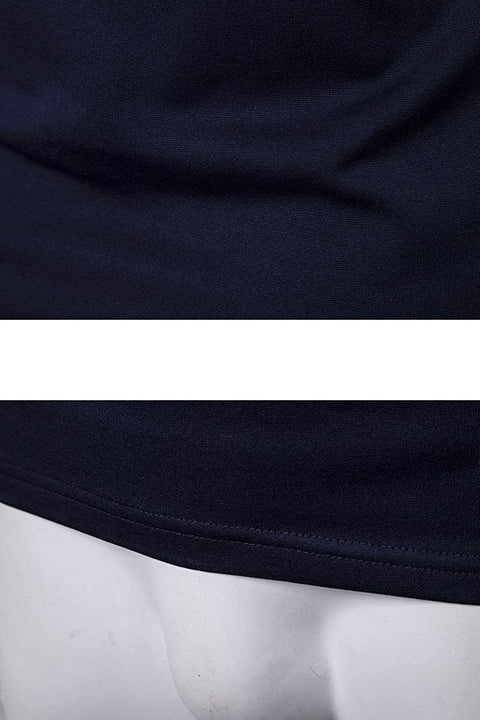 Men's Casual Long Sleeve Henley Shirt Fashio V Neck Fleece Lined Cotton Shirts