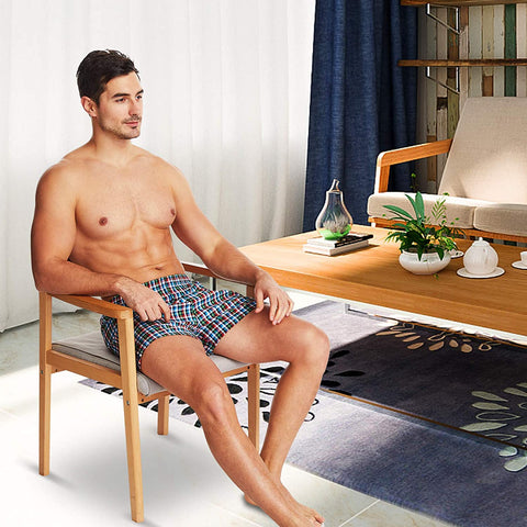 Men's Boxers Shorts 3 Pack 100% Cotton Comfortable Soft Underwear for Men