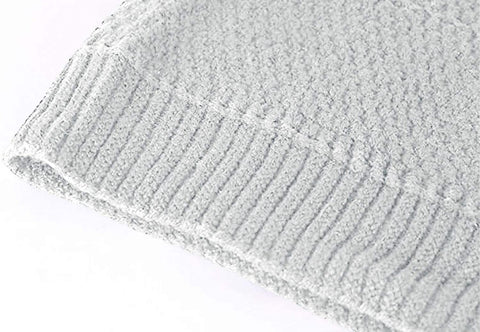 Karlywindow Mens Cable Knitted Cardigan Sweater Turtleneck Long Sleeve Slim Fit Winter Zipper Front Casual Pullover Sweaters