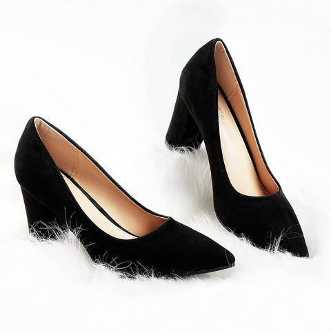 Heel The World Women's Pumps Pointed Toe Dress High Heels