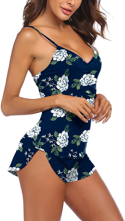 Women's Soft Lingerie Short Nightwear Set