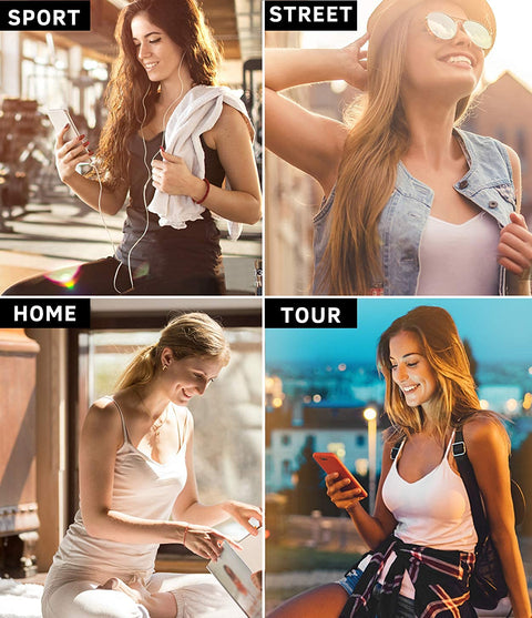 Xelky Womens V Neck Camisole Lightweight Tank Tops Adjustable Spaghetti Strap Undershirts Stretch Soft Plain cami 4 Pack S-XL