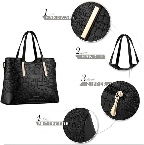 YNIQUE Satchel Purses and Handbags for Women Shoulder Tote Bags Top Handle Satchel