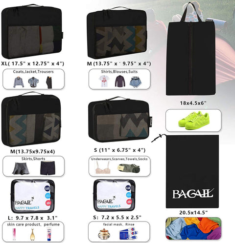 BAGAIL 14 Set Packing Cubes