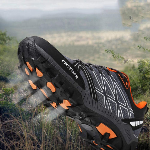 JINGJING Men Hiking Shoes Mesh Lightweight Breathable Shoes Outdoor Hiking Shoes