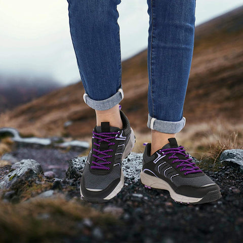 Womens Hiking Shoes Lightweight Outdoor Trekking Knit Shoes