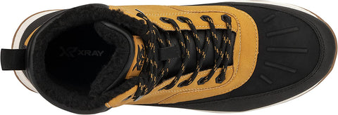 Xray Footwear Men's Half Dome Boot; Smooth faux leather, Lace-up front, Rubber sole; Size 10