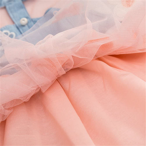MINKIDFASHION Baby Girl Dress 1-4 Years Flower Princess Wedding Party Dresses