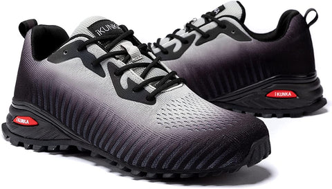 ikunka Womens Men's Tennis Shoes Men Casual Mens Fashion Sneakers Cross Training Shoe Outdoor Non-Slip Walking Footwear