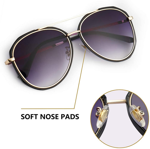 Heel The World Retro Round Sunglasses for Men and Women