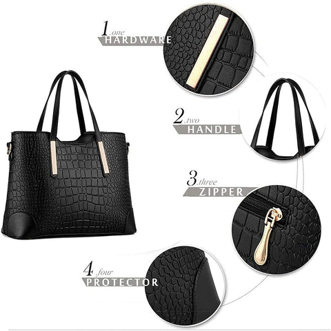 YNIQUE Satchel Purses and Handbags for Women Shoulder Tote Bags Top Handle Satchel