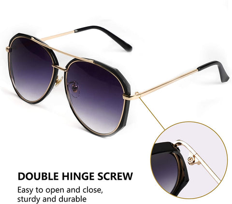 Heel The World Retro Round Sunglasses for Men and Women