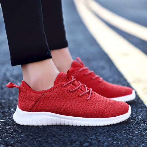 konhill Women's Casual Walking Shoes - Breathable Mesh Work Sneakers