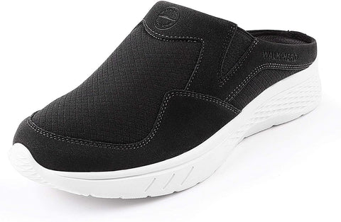 Walking Shoes for Women with Arch Support, Orthopedic Slip On Clog for Ladies, Womens Mule Sneakers, Black,7