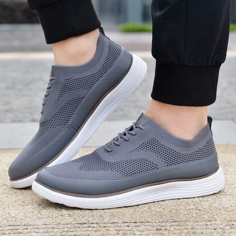 konhill Men's Mesh Sneakers Oxfords - Casual Lightweight Fashion Dress Shoes
