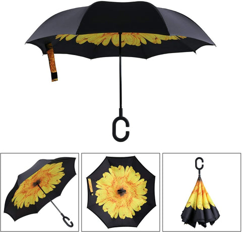 BAGAIL Inverted Umbrella and 68 inch Golf Umbrella
