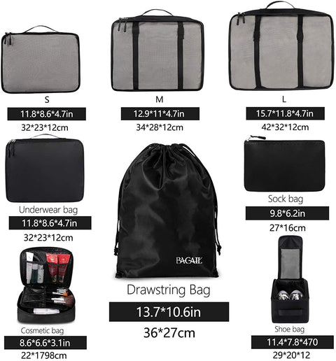 BAGAIL 14 Set Packing Cubes