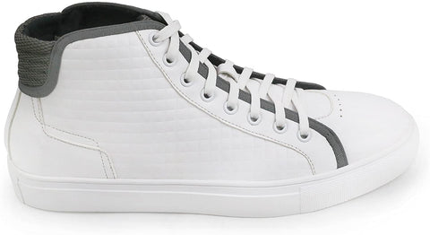 X RAY Footwear Men's Penn High-Top Casual Walking Fashion Faux Leather Shoe Sneaker, Round Toe, Rubber Outsole