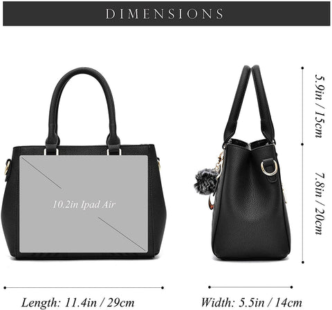 YNIQUE Satchel Purses and Handbags for Women Shoulder Tote Bags Top Handle Satchel