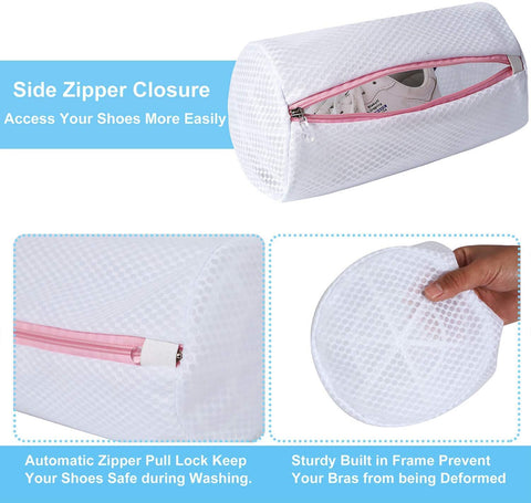 Bagail Set of 13 Mesh Laundry Bags, 5 Fine Mesh Laundry Bags,4 Honeycomb Mesh Laundry Bags,2 Air Mesh Bra Wash Bags and 2 Honeycomb Mesh Bra Wash Bags