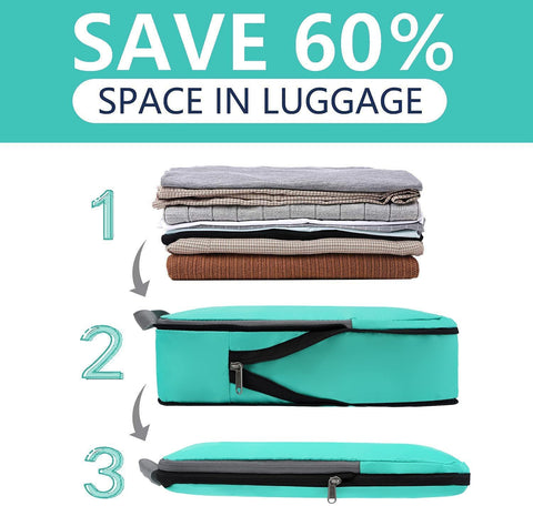 BAGAIL 8 Set Packing Cubes+4 Set Compression Packing Cubes