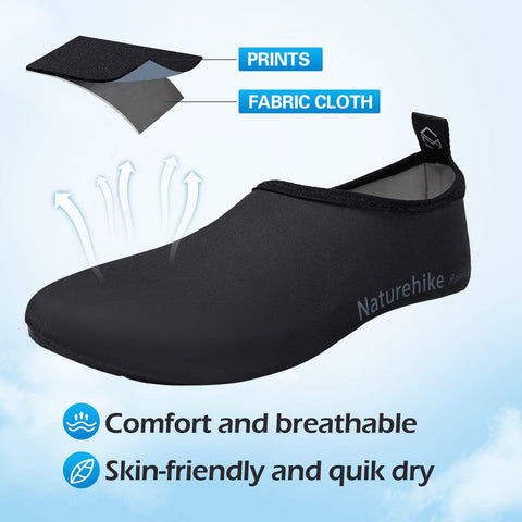 mysoft Women Men Water Shoes Barefoot Sports Aqua Yoga Socks for Beach Swim